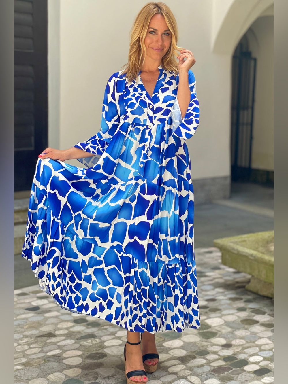 Santorini Maxi Dress purchased in Greece